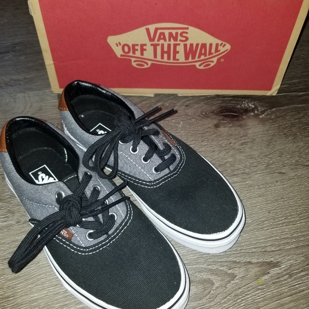 Vans - Chambray and Canvas Black